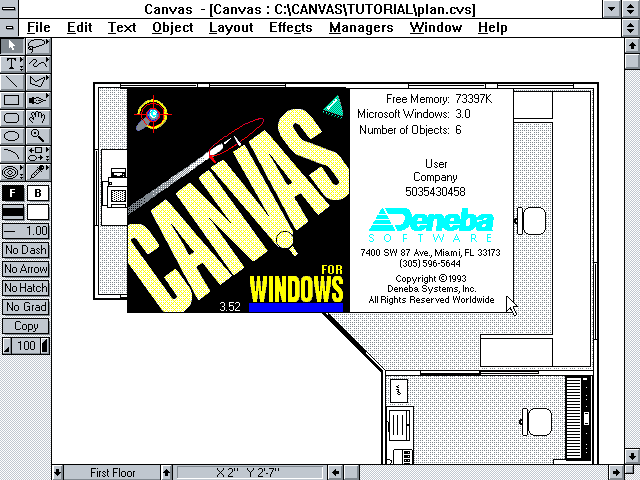 Deneba Canvas 3.52 - About